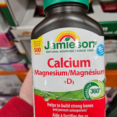 Image of Jamieson Calcium Magnesium Caplets with Vitamin D 500-Pack - 1 x 695 Grams